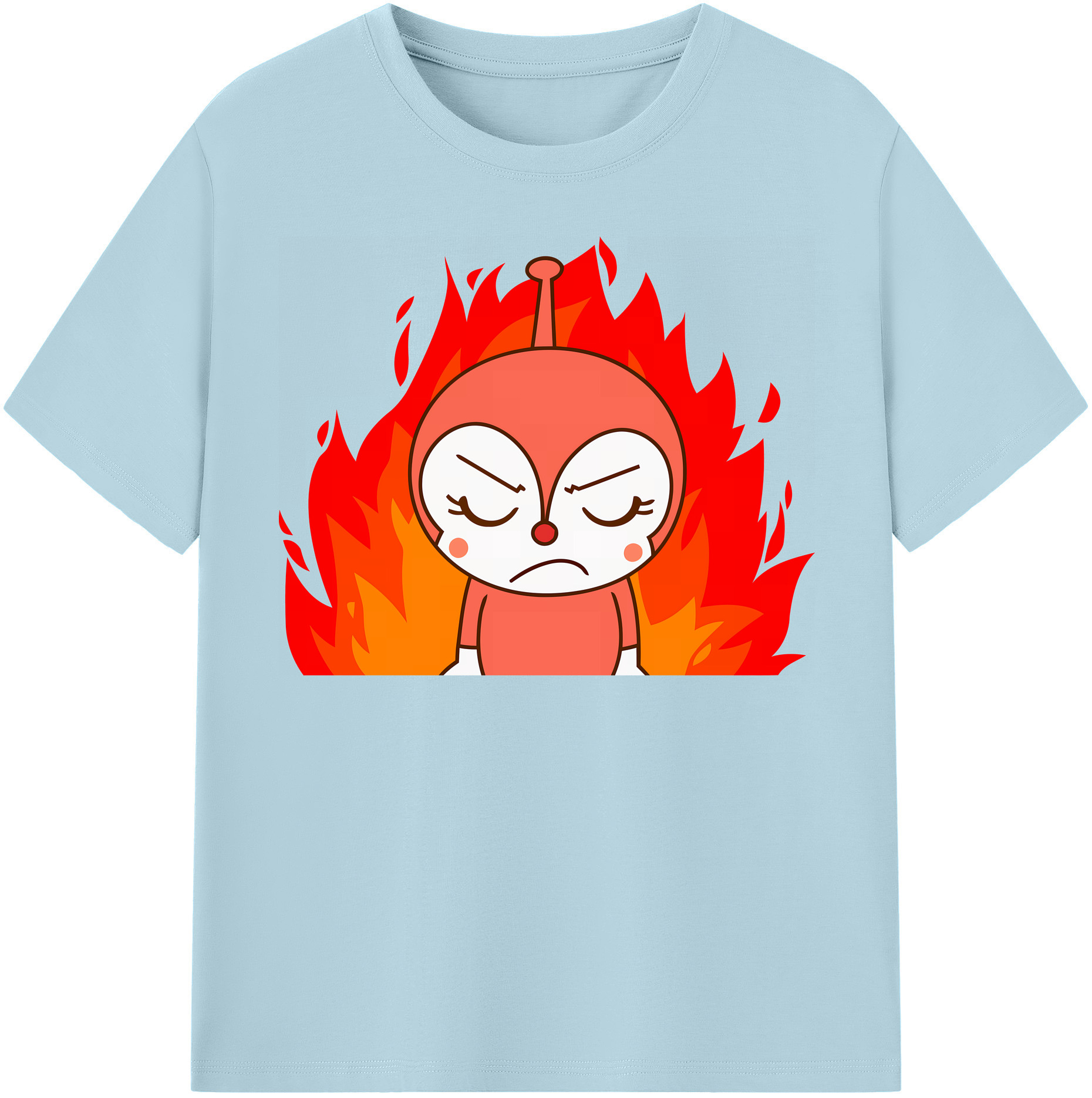 （画像用） アンパンマン Anpanman 綿100％半袖Tシャツ（フロントプリント）